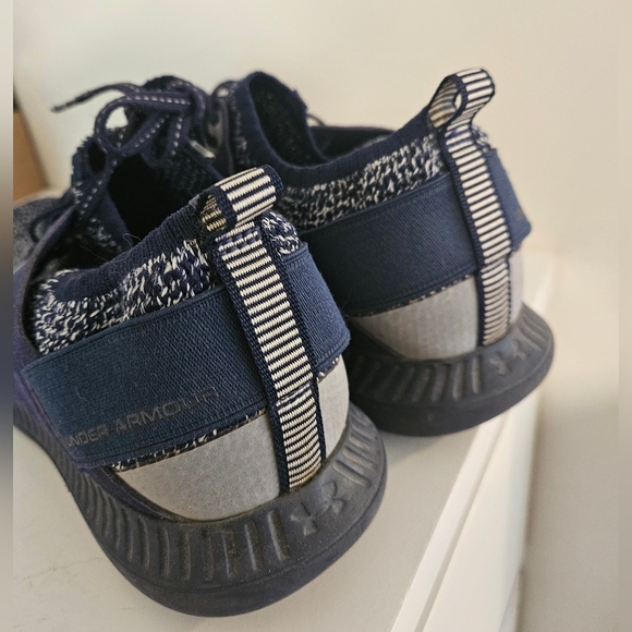 Under Armour threadborne shift GS midnight navy shoes sneakers Mens Size 9 - Picture 3 of 5